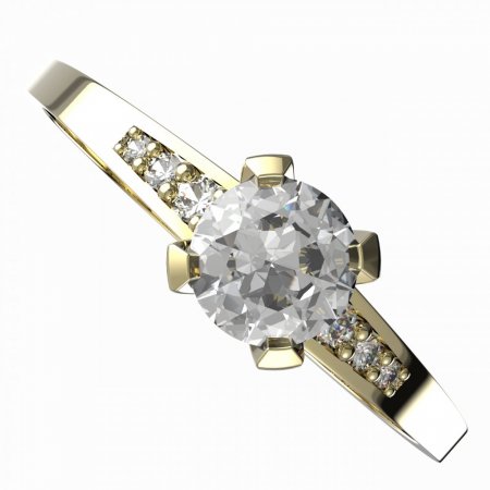 BG zlatý diamantový prstýnek 558 J