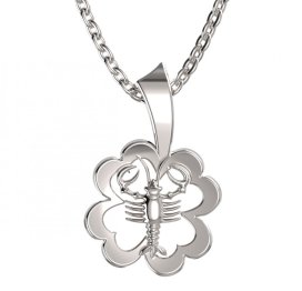 BG zlatý přívěsek 041 rak Bílé zlato - 585