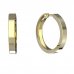 BG gold earrings 1338 - circles