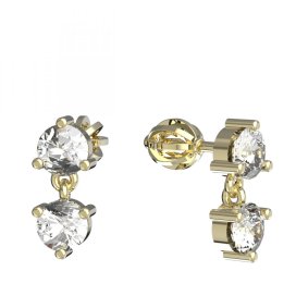 BG zlaté náušnice 788 Žluté zlato - 585 Diamant