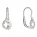 BeKid, Gold kids earrings -855 - Switching on: Brizura 0-3 roky, Metal: White gold 585, Stone: Diamond