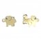 BeKid dětské zlaté náušnice 1282 - slon - Zapínání: Puzeta, Kov: Žluté zlato 585, Kámen: Bílý kubický zirkon