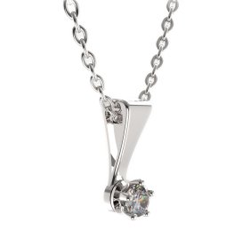 BG zlatý přívěšek 873 Bílé zlato - 585 Diamant