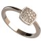 BG zlatý diamantový prstýnek 1581 - Kov: Bílé zlato - 585, Kámen: Diamant lab-grown