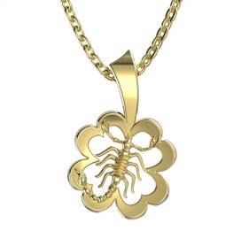 BG zlatý přívěsek 041 štír Žluté zlato - 585