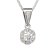 BG zlatý přívěšek 994 Bílé zlato - 585 Diamant