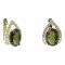 BG earring oval 479-90 - Metal: Silver 925 - rhodium, Stone: Garnet