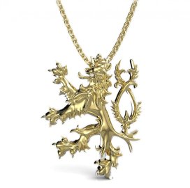 BG přívěšek-Český lev 1199 Žluté zlato - 585