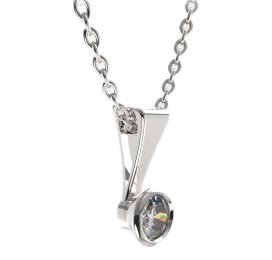 BG zlatý přívěšek 555 Bílé zlato - 585 Diamant