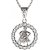 Zlatý přívěsek znamení Vodnář s diamantem, bílé zlato 585 – 044 (ZD44044B1)