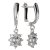 BG zlaté náušnice s diamanty 627 Bílé zlato - 585 Diamant lab-grown