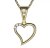 BG zlatý přívěšek srdíčko 1165 Žluté zlato - 585 Bílý kubický zirkon
