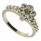 BG prsten 140-Z kulatého tvaru - Kov: Stříbro 925 - rhodium, Kámen: Granát