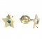 BeKid, Gold kids earrings -1273 - Switching on: Brizura 0-3 roky, Metal: Yellow gold 585, Stone: White cubic zircon