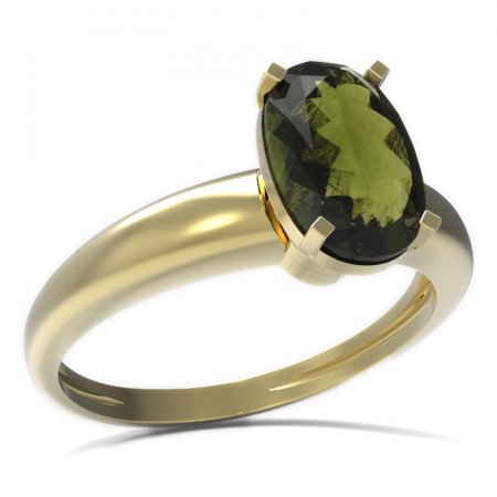 BG prsten s oválným kamenem 492-I - Kov: Stříbro 925 - rhodium, Kámen: Granát