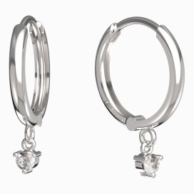 BeKid dětské náušnice 779 Bílé zlato - 585 Diamant