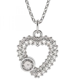 BeKid dětský přívěšek 1570 Žluté zlato - 585 Bílý kubický zirkon