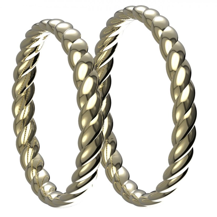 Zlatý prsten, žluté zlato 585 – 32 (Z32SN15/m)