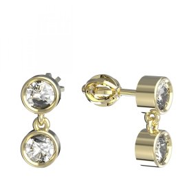 BG zlaté náušnice 793 Žluté zlato - 585 Diamant