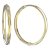 BG zlaté náušnice 1300 - kruhy Žluté zlato - 585