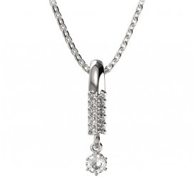 BG zlatý přívěšek 1292 Bílé zlato - 585 Diamant