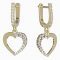 BeKid, Gold kids earrings -1263 - Switching on: English, Metal: Yellow gold 585, Stone: White cubic zircon