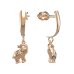 BG gold earrings 1577