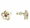 BeKid, Gold kids earrings -833 - Switching on: Brizura 0-3 roky, Metal: Yellow gold 585, Stone: White cubic zircon