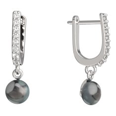 BeKid dětské náušnice 1291 s perlou Bílé zlato - 585