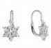 BeKid, Gold kids earrings -090 - Switching on: Brizura 0-3 roky, Metal: White gold 585, Stone: Diamond