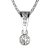 BG zlatý přívěšek  722 Bílé zlato - 585 Diamant