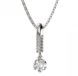 BG zlatý přívěšek 872 Bílé zlato - 585 Diamant