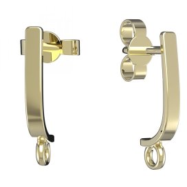 BG zlatý závěs dámské náušnice /90 Žluté zlato - 585