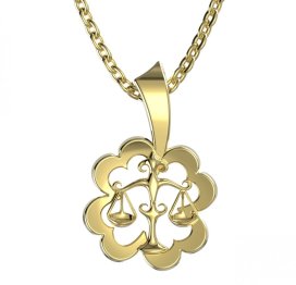 BG zlatý přívěsek 041 váhy Žluté zlato - 585