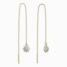 BG zlaté náušnice 886 Žluté zlato - 585 Diamant
