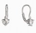 BeKid, Gold kids earrings -782 - Switching on: Brizura 0-3 roky, Metal: White gold 585, Stone: White cubic zircon