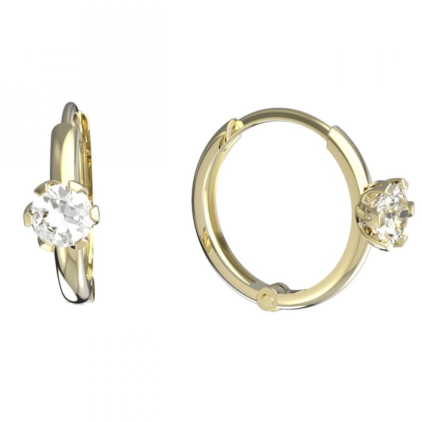 BeKid dívčí zlaté náušnice 1299-870 Žluté zlato - 585 Diamant