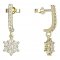 BeKid, Gold kids earrings -109 - Switching on: English, Metal: Yellow gold 585, Stone: Diamond