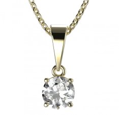 BG zlatý přívěšek  727 Žluté zlato - 585 Diamant