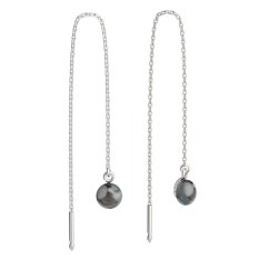 BeKid dětské náušnice 1291 s perlou Bílé zlato - 585