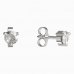 BeKid, Gold kids earrings -782 - Switching on: Puzeta, Metal: White gold 585, Stone: Diamond