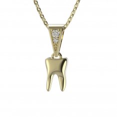 BG gold pendant tooth 1365