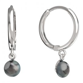 BeKid dětské náušnice 1291 s perlou Bílé zlato - 585