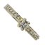 BG zlatý diamantový prstýnek 766 Růžové zlato 585 (30-90dní) Diamant lab-grown