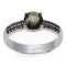 BG prsten přírodní broušený granát   727