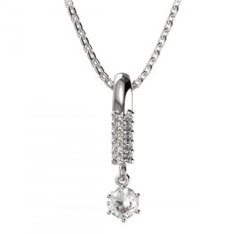 BG zlatý přívěšek 1293 Bílé zlato - 585 Diamant