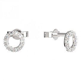 BeKid dětské náušnice 836 Bílé zlato - 585 Diamant