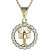 Zlatý přívěsek znamení Rak s diamantem, žluté zlato 585 – 044 (ZD34044G1)