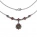 BG náhrdelník 233 - Kov: Stříbro 925 - rhodium, Kámen: Granát