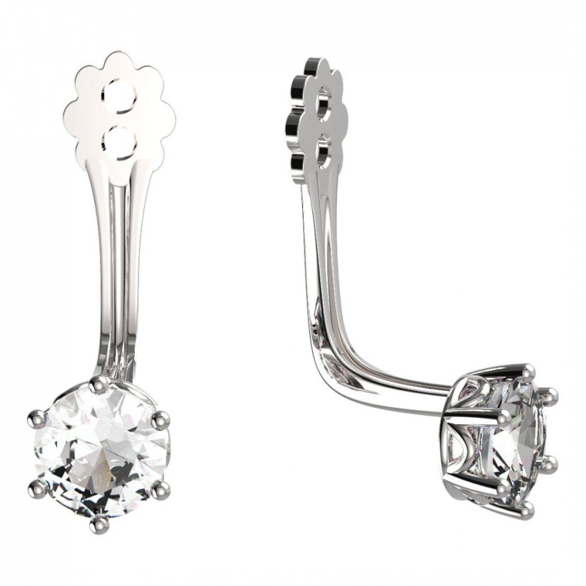 BeKid zlatý kompoment dětské náušnice 4MM - 4 Žluté zlato - 585 Diamant